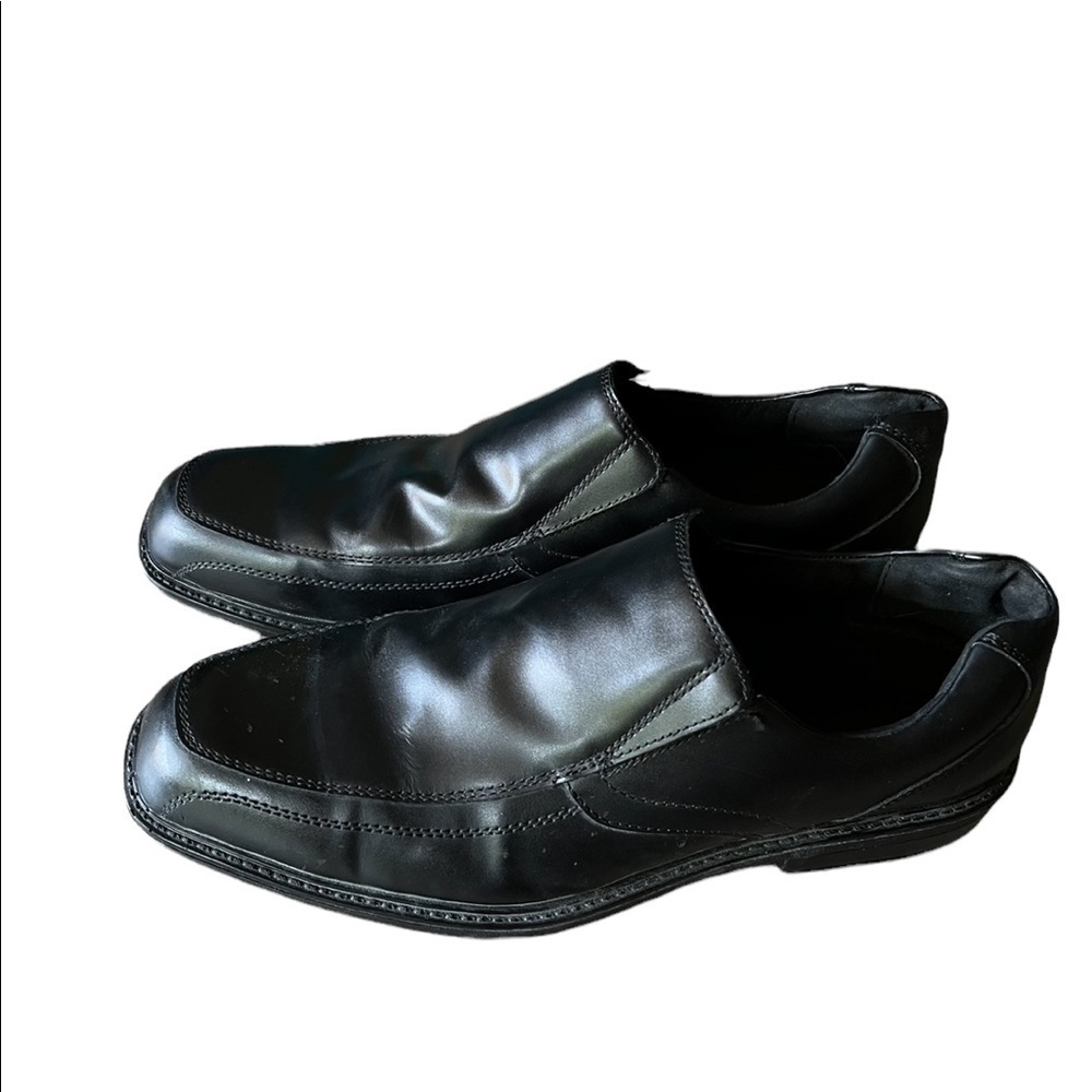 Dexter Black Slip On Leather Loafer Dress Shoes Men’s Sz. 8.5